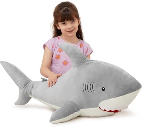 MorisMos 39 Giant Shark Stuffed Animal Adventure Ready