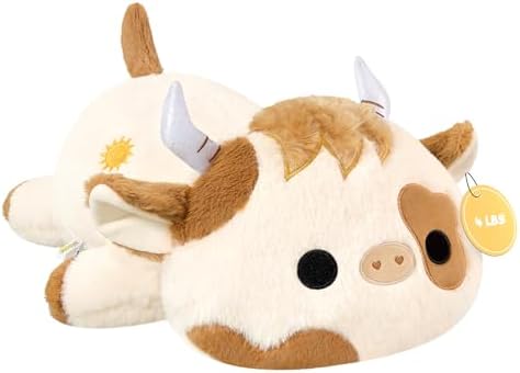 Onsoyours Weighted Highland Cow Plush