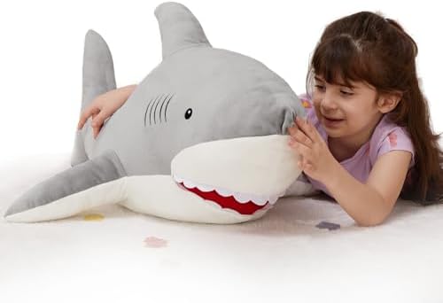 MorisMos 39 Giant Shark Stuffed Animal Adventure Ready