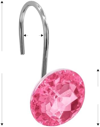 Gibelle Diamond shower curtain hooks