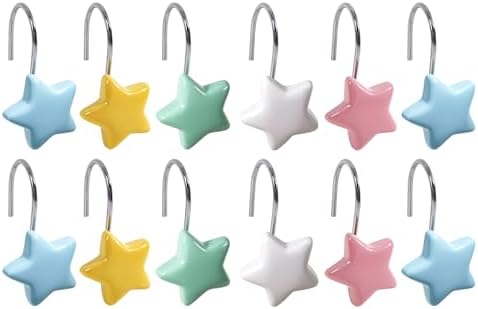 Stylish Star Shower Curtain Hangers