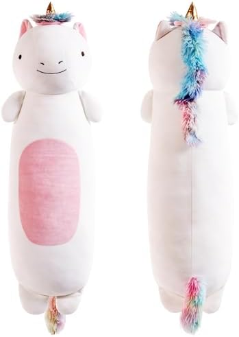 Perfect for Kids Rainbow Unicorn Plush Body Pillow