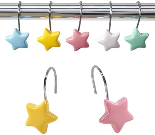 Stylish Star Shower Curtain Hangers