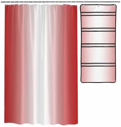 EZON-CH 36x72 waterproof shower curtain set Durable Breathable and Stylish