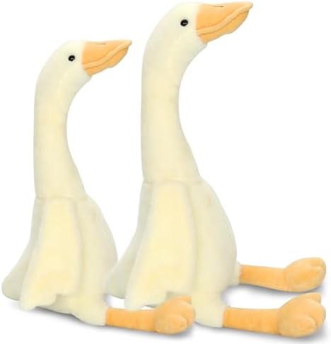 Adorable 2-Piece Goose and Duck Plushes Perfect for Kids and