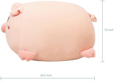 Adorable Super Soft 205 inch Plush Pig Pillow