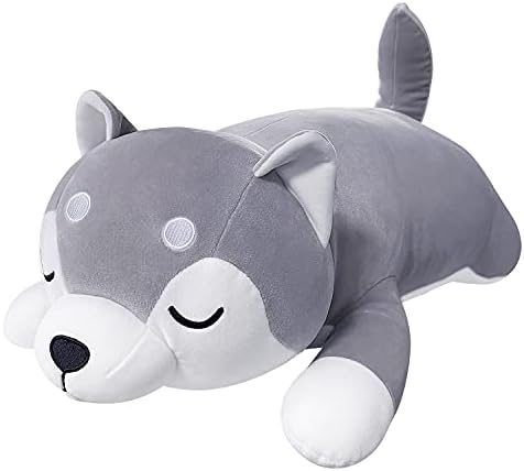 Husky Plush Pillow 30 Soft Cozy