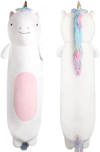 Perfect for Kids Rainbow Unicorn Plush Body Pillow
