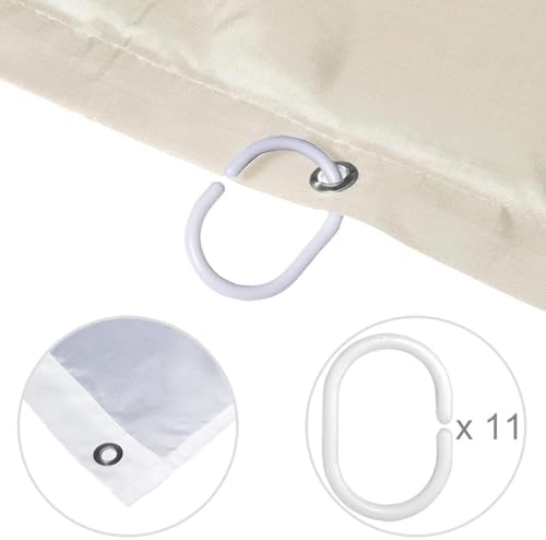 Watercolor Retro Rail Car Shower Curtain Set