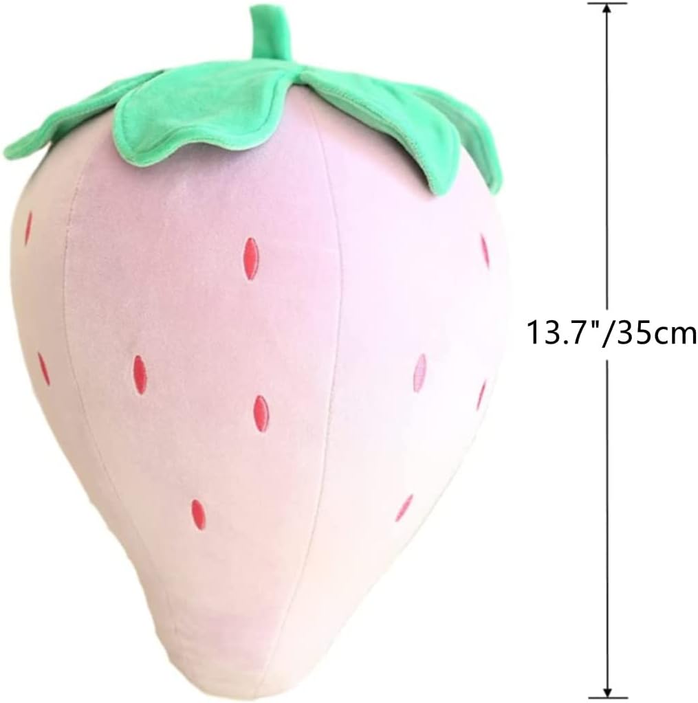 Sturdy and Comfy Strawberry Plush Pillow for Kids