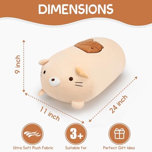 Giant Cute Kitten Plush Pillow Perfect Gift for Kids