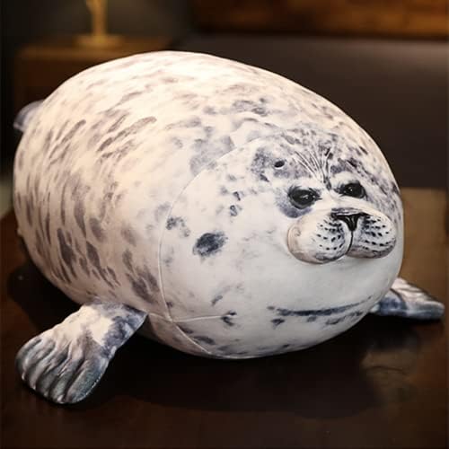 JPORSHU 16-inch seal plush pillow soft cute for kids and adults