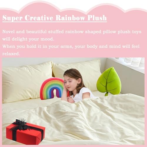 Rainbow Plush Pillow