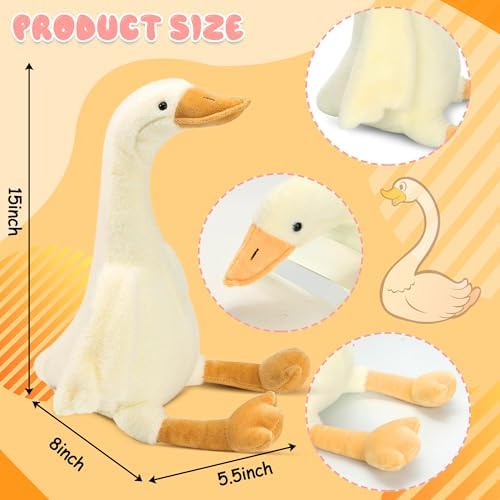 Adorable 2-Piece Goose and Duck Plushes Perfect for Kids and