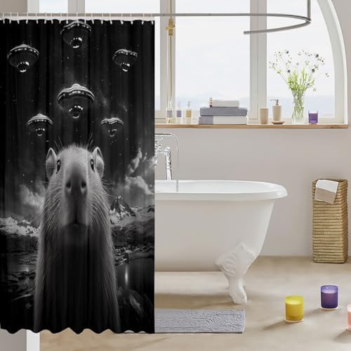 Funny Feelings Capybara Bath Curtain Set