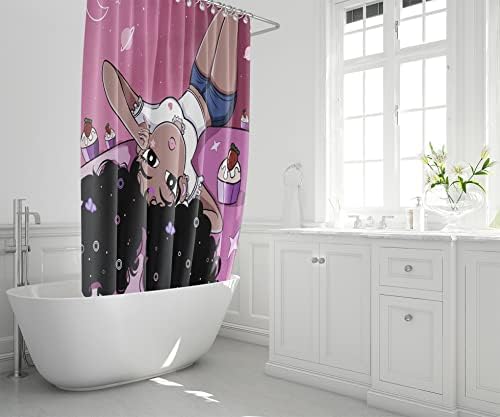 Perfect Gift for Girls African American Black Girl shower Curtain Set