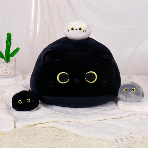 4Pcs 16 Black Cat Plush Set