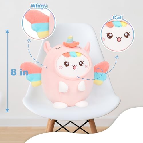 Cute Plush Unicorn Cat Pillow Kawaii Stuffed Animal