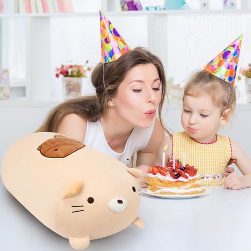 Giant Cute Kitten Plush Pillow Perfect Gift for Kids