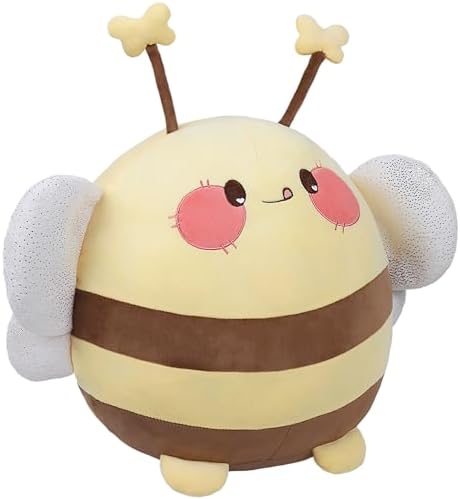 Adorable 16-inch Bee Plush Pillow Soft and Warm for Kids