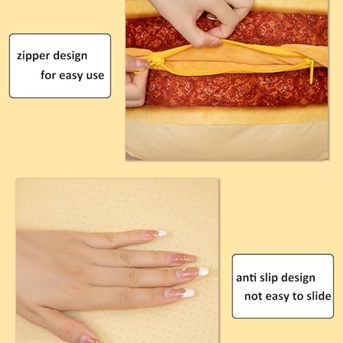 Hamburger Plush Pillow 3D Cheeseburger Hugging Cushion Toy