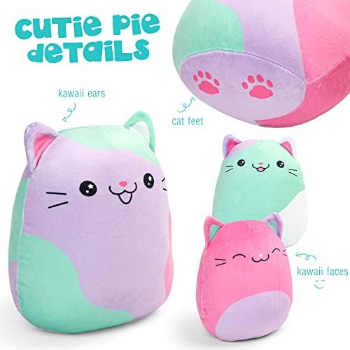 BenBen Cat Plush Set of 3 12 7 Squishy Toy Christmas Easter Gift