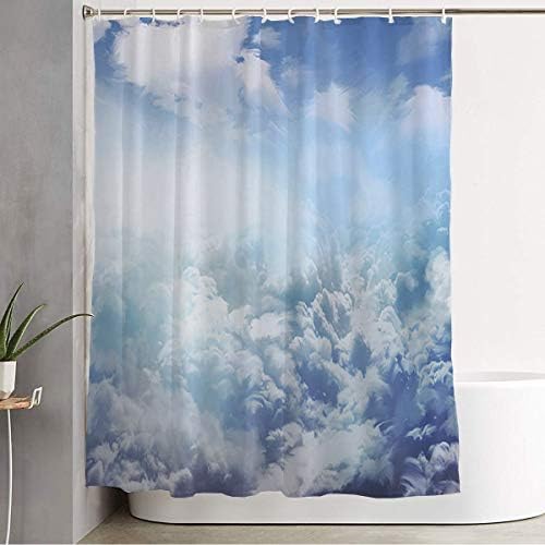 Fun shower curtain waterproof realistic bathroom decor