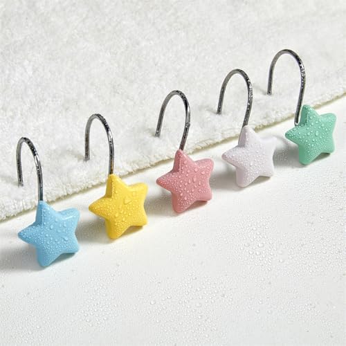 Stylish Star Shower Curtain Hangers