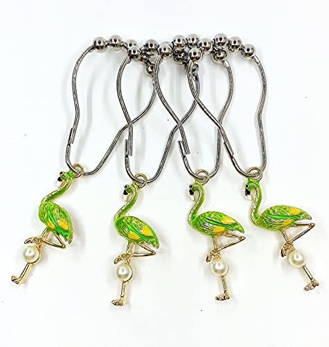 12-Piece Flamingo Showers - Rustproof Stylish