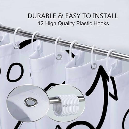 Funny Inspirational Shower curtain set