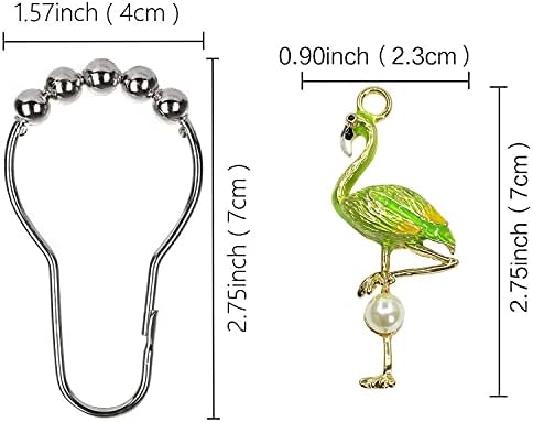 12-Piece Flamingo Showers - Rustproof Stylish