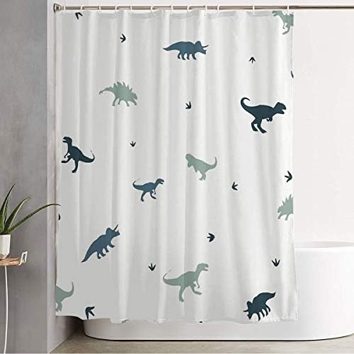 Safety Fun Dinosaur Dolphin Shower Curtain Set