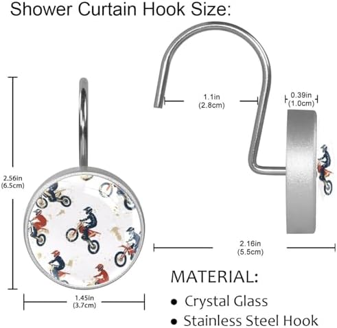 Ultimate Motor Cross Boys Shower Curtain Set