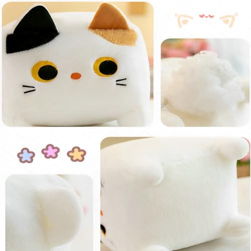 JPORSHU 12 Cute Block Cat Plush Toy for Kids