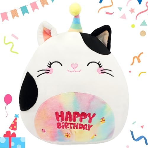 12 Inch Cute Cat Plush Pillow Birthday Gift for Kids