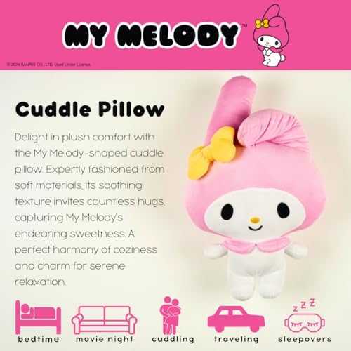 My Melody Plush Cuddle Pillow for My Hero Academia Fans