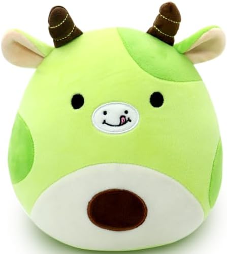 Gudisi Avocado Cow Plush Pillow for Kids
