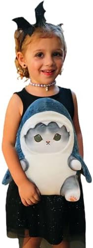 Kawaii Shark Cat Plush Toy Stress Relief Unique Gift