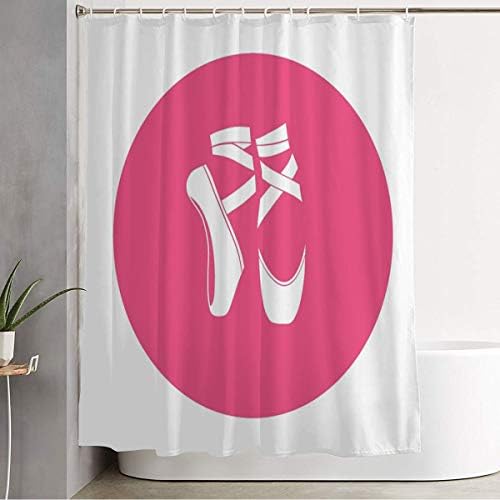 Starobos Pink Ballerina Shower Curtain Set