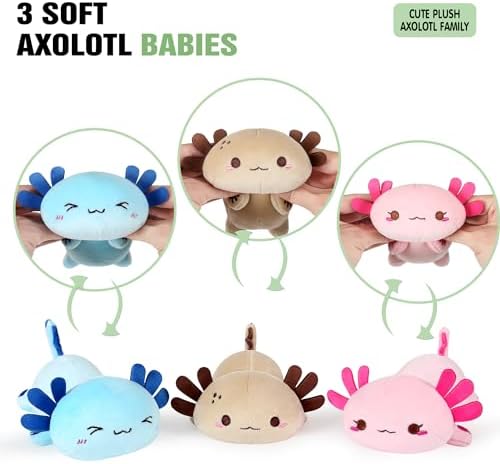 Onsoyours Axolotl Family Plush Pillow