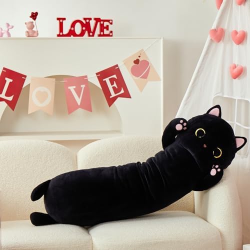 Big Cat Pillow Long Plush Body