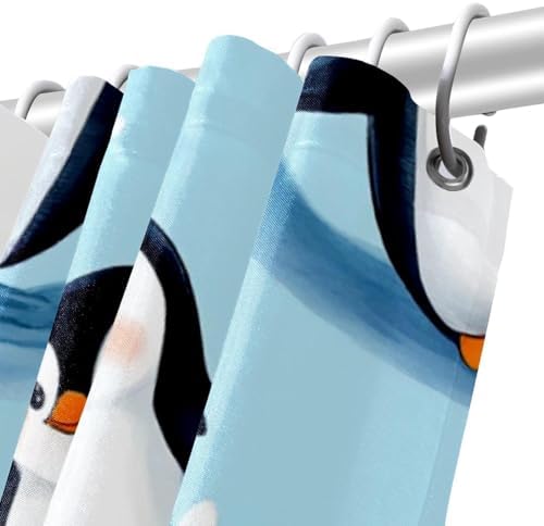 Fun Blue Penguin Bath Kurin Waterproof Durable