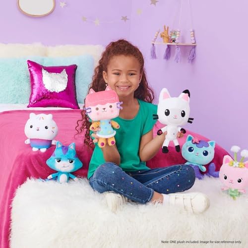 Gabbys Dollhouse 8-inch Pillow Cat Purr-ific Plush Toy