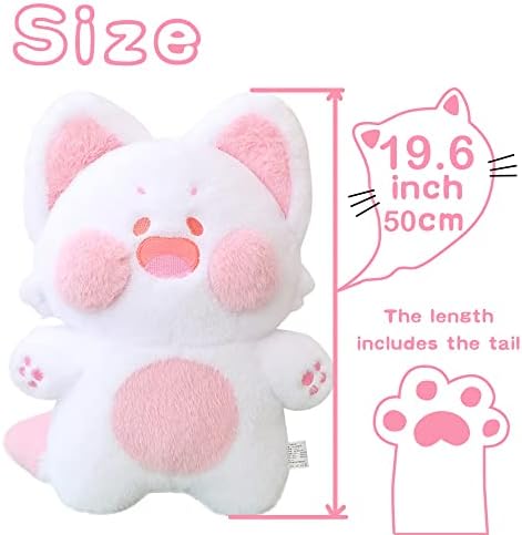 Galatee Cute Cat Plush Pillow Toy for Adults and Kids