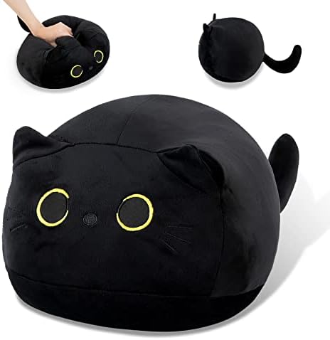 217 Black Cat Plush Pillow for Kids