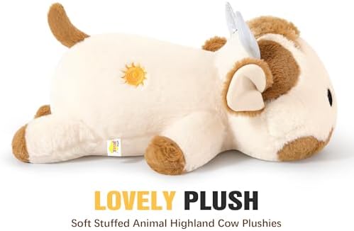 Onsoyours Weighted Highland Cow Plush