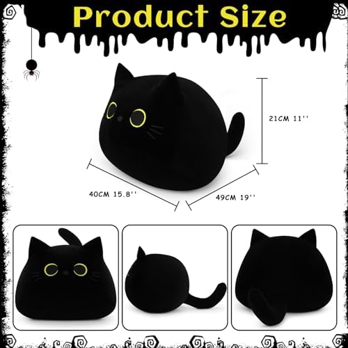 Auspicious Beginning - Gigantic Black Cat Plushie Kawaii Plush Family