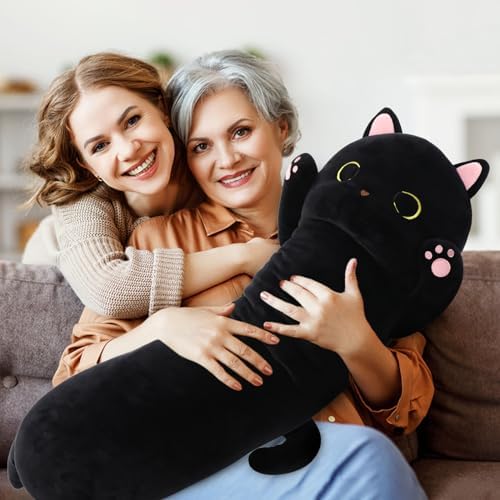 Big Cat Pillow Long Plush Body