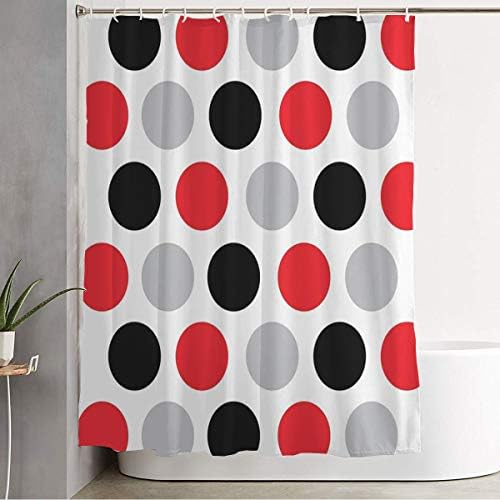 Starobos Cute shower curtain waterproof tile pattern Dotted bathroom decor