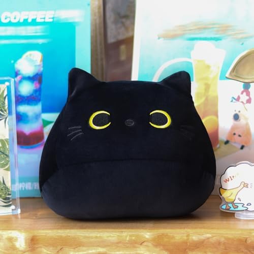 Black Cat Plush Pillow Soft Comfortable for Your Cat